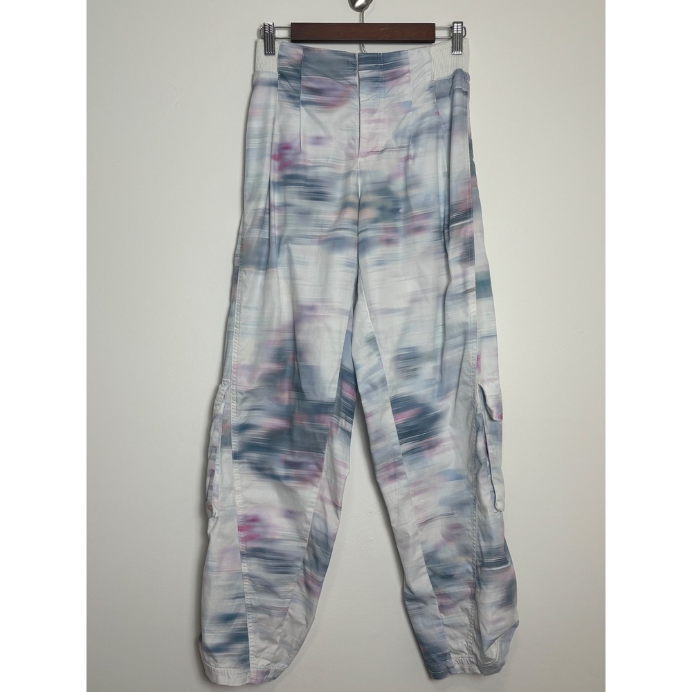 FP Movement Mesmerize Me Cargo Pants M Baggy Gorpcore Abstract Boho Streetwear